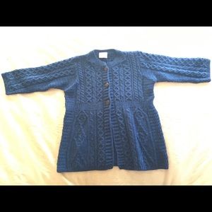 Blue Wool Sweater - Small/Medium